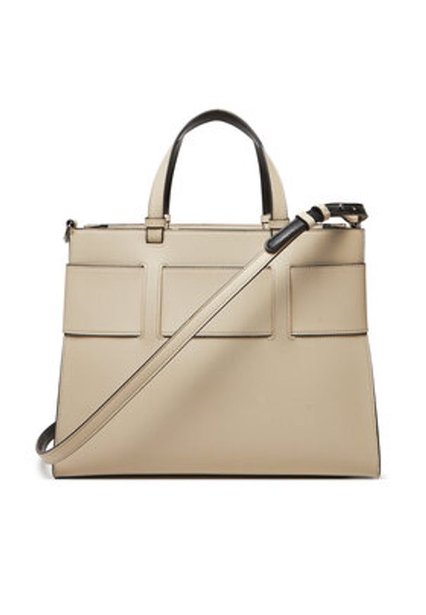 Armani Exchange Torebka 942689 0A874 U1092 Beżowy. Kolor: beżowy. Materiał: skórzane