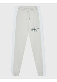 Calvin Klein Jeans Spodnie dresowe IB0IB01360 Szary Regular Fit. Kolor: szary. Materiał: bawełna #1