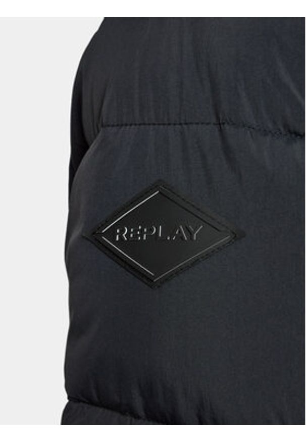 Replay - REPLAY Kurtka zimowa M8357.000.84732 Czarny Regular Fit. Kolor: czarny. Materiał: syntetyk. Sezon: zima