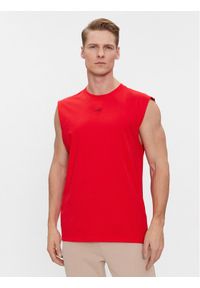 Hugo Tank top Dankto241 50505305 Czerwony Regular Fit. Kolor: czerwony. Materiał: bawełna #1