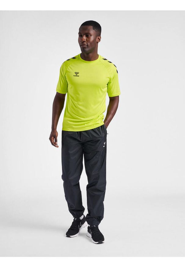 Koszulka Hummel hmlcore xk core poly. Kolor: zielony, wielokolorowy, żółty. Sport: fitness, piłka nożna