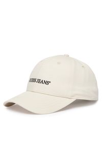 Czapka z daszkiem Guess Jeans. Kolor: kremowy #1
