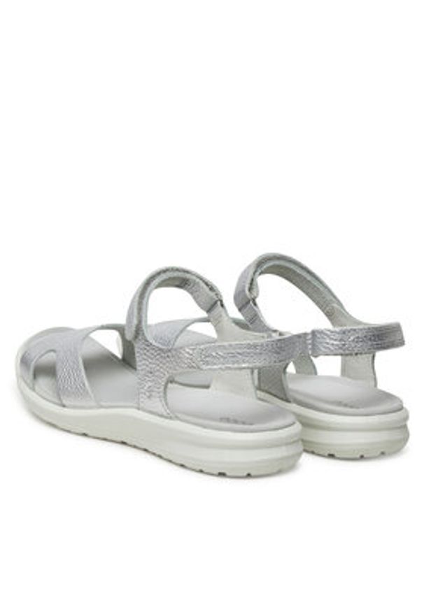 ecco - ECCO Sandały Cruise II 82188301682 Srebrny. Kolor: srebrny. Materiał: skóra