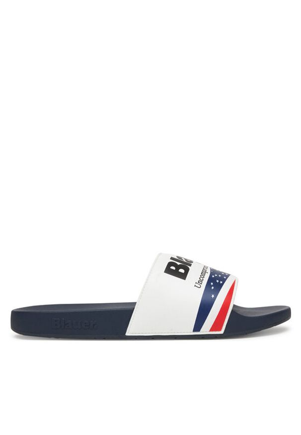 Blauer Klapki S6JASPER01/USA Biały. Kolor: biały. Materiał: syntetyk