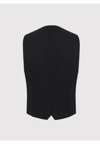Pako Lorente - PAKO LORENTE – Czarna dwurzędowa kamizelka męska. Okazja: na ślub cywilny, na wesele. Kolor: czarny. Styl: elegancki, młodzieżowy #3