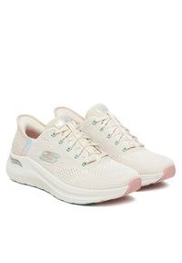 skechers - Skechers Sneakersy Arch Fit 2.0 150066/NTPK Beżowy. Kolor: beżowy. Materiał: materiał