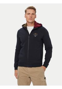 Aeronautica Militare Bluza 262FE2097UF00662 Granatowy Regular Fit. Kolor: niebieski. Materiał: bawełna #1