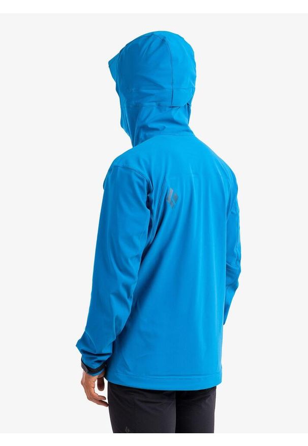 Kurtka softshell męska Black Diamond Dawn Patrol Shell. Kolor: niebieski. Materiał: softshell
