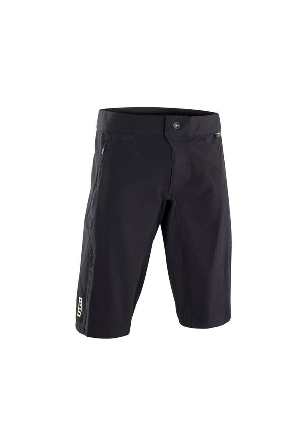 Spodenki rowerowe męskie ION Scrub black. Kolor: czarny. Sport: kolarstwo