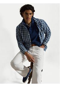 Polo Ralph Lauren Polo 710970582003 Granatowy Regular Fit. Typ kołnierza: polo. Kolor: niebieski. Materiał: bawełna #4