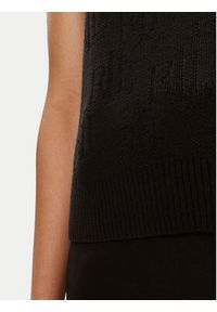 Lauren Ralph Lauren Sweter 200909156005 Czarny Regular Fit. Kolor: czarny. Materiał: wiskoza, bawełna #5