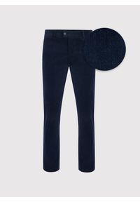 Pako Lorente - PAKO LORENTE - Granatowe spodnie sztruksowe. Okazja: na co dzień. Kolor: niebieski, brązowy. Materiał: sztruks. Sezon: zima, jesień. Styl: casual #5