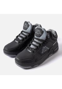 Czarno-szare buty unisex Kappa 243316 Jonscha czarne. Okazja: na spacer, na co dzień. Nosek buta: okrągły. Kolor: czarny. Materiał: guma. Sport: turystyka piesza #4
