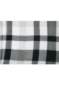 V. Fraas - Lekki (Przejściowy) Szalik z Naturalnej Wiskozy - Fraas - Popielaty w Kratę. Kolor: szary. Materiał: wiskoza. Sezon: lato. Styl: elegancki, klasyczny #2