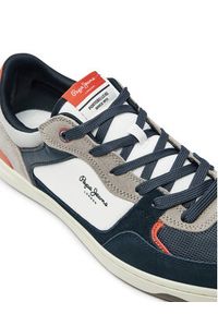 Pepe Jeans Sneakersy Kore Skate M PMS00027 Granatowy. Kolor: niebieski. Materiał: skóra, zamsz. Sport: skateboard