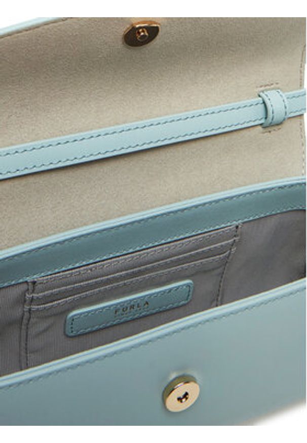 Furla Torebka WE00723 BX3913 AQ000 Niebieski. Kolor: niebieski. Materiał: skórzane
