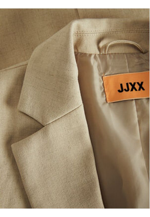 JJXX Marynarka Ellis 12268835 Beżowy Regular Fit. Kolor: beżowy. Materiał: syntetyk