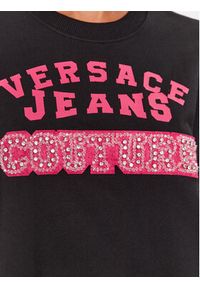 Versace Jeans Couture Bluza 75HAIE07 Czarny Regular Fit. Typ kołnierza: kołnierzyk włoski. Kolor: czarny. Materiał: bawełna