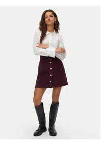 Vero Moda Spódnica mini Etta 10315342 Fioletowy Regular Fit. Kolor: fioletowy. Materiał: sztruks, bawełna #3