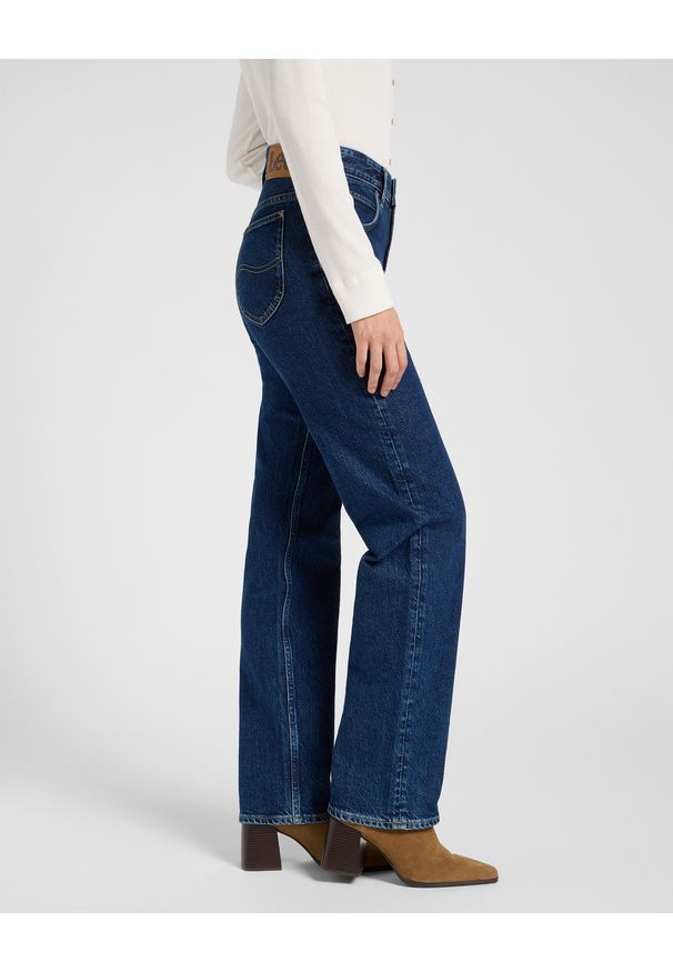 Lee - DAMSKIE SPODNIE JEANSOWE LEE RIDER CLASSIC GOOD FEEDBACK 112370909