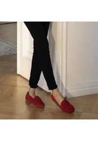 Marco Shoes Mokasyny Vigo czerwone. Kolor: czerwony #8