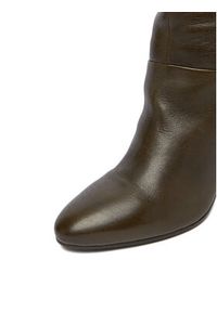 Gino Rossi - GINO ROSSI Kozaki EO-ZIVO-121925 Khaki. Kolor: brązowy. Materiał: skóra #4