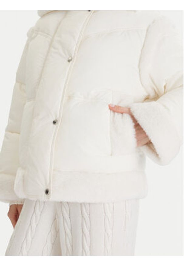 BOSS Kurtka zimowa C_Pajuna 50548173 Écru Relaxed Fit. Materiał: syntetyk. Sezon: zima