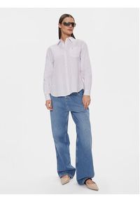 Tommy Jeans Koszula DW0DW17737 Fioletowy Boxy Fit. Kolor: fioletowy. Materiał: bawełna #4