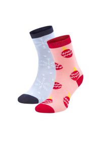 Jenny Fairy Skarpety długie 4WB-007-AW23 (2-pack) Kolorowy. Materiał: materiał. Wzór: kolorowy #1