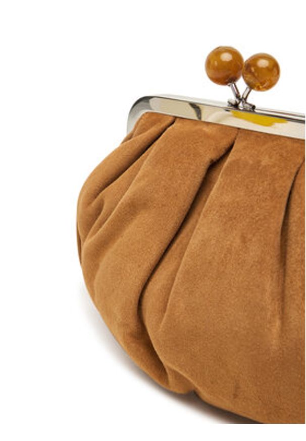 Weekend Max Mara Torebka 2525516164650 Brązowy. Kolor: brązowy. Materiał: skórzane, zamszowe