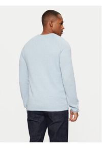 Jack & Jones Sweter 12157321 Błękitny Regular Fit. Kolor: niebieski. Materiał: bawełna #3