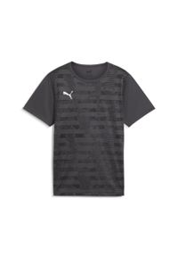 Puma - Młodzieżowa koszulka z grafiką individualFINAL PUMA Asphalt Gray. Kolor: szary