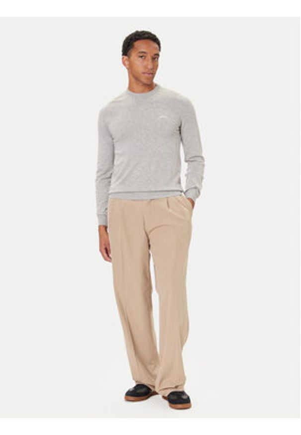 Guess Sweter M5YR26 Z0122 Szary Slim Fit. Kolor: szary. Materiał: syntetyk
