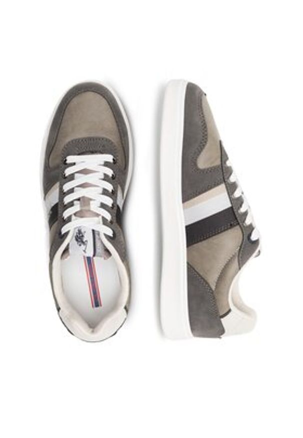 U.S. Polo Assn. Sneakersy ROKKO003M/CUY1 Brązowy. Kolor: brązowy. Materiał: skóra