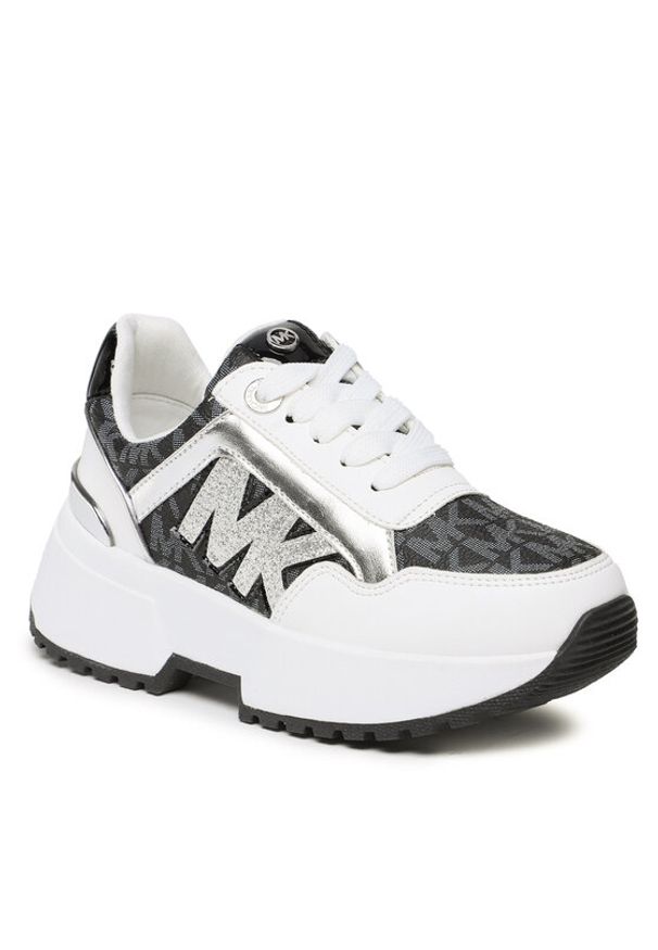 MICHAEL KORS KIDS Sneakersy Cosmo Maddy MK100724C Biały. Kolor: biały. Materiał: skóra