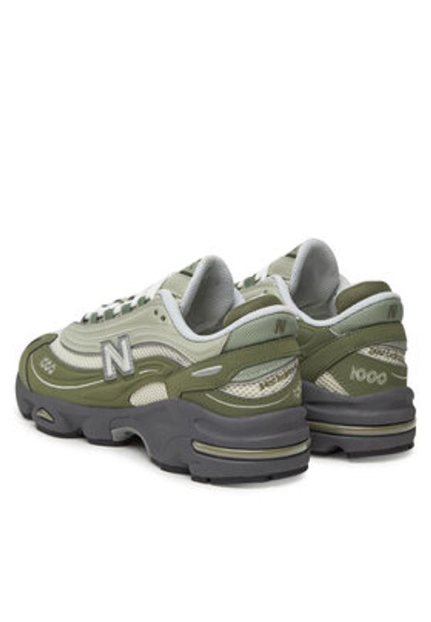 New Balance Sneakersy M1000MEO Zielony. Kolor: zielony. Materiał: skóra