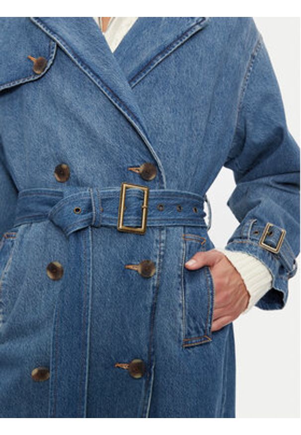 Levi's® Trencz Spade A8976-0001 Niebieski Regular Fit. Kolor: niebieski. Materiał: bawełna