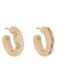 Tory Burch Kolczyki 152881 Złoty. Materiał: metalowe. Kolor: złoty