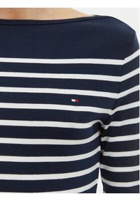 TOMMY HILFIGER - Tommy Hilfiger Bluzka New Cody WW0WW40589 Granatowy Slim Fit. Kolor: niebieski. Materiał: bawełna #2