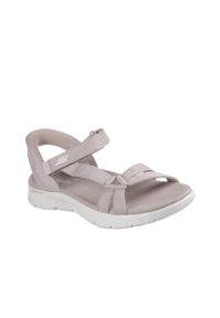 skechers - Sandały damskie Skechers Go Walk Flex. Kolor: beżowy. Sezon: lato #1