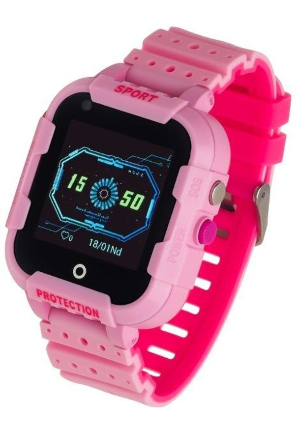 GARETT - Smartwatch Garett Kids 4G Różowy. Rodzaj zegarka: smartwatch. Kolor: różowy. Styl: wakacyjny, klasyczny
