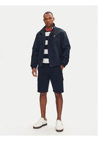 Tommy Jeans Kurtka przejściowa Dna Ess DM0DM20900 Granatowy Regular Fit. Kolor: niebieski. Materiał: syntetyk