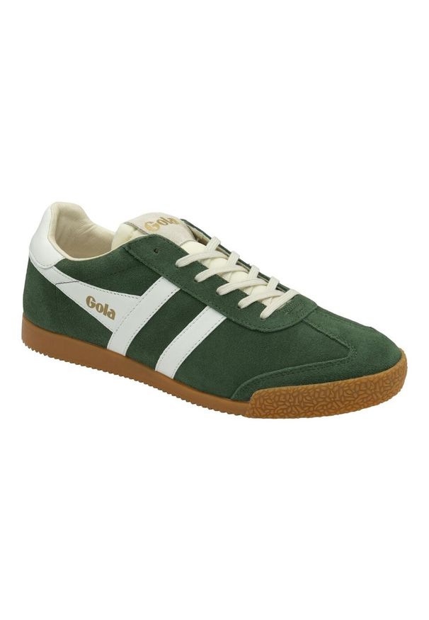 Buty do chodzenia męskie Gola CMB538NX. Kolor: zielony, biały, wielokolorowy. Materiał: skóra. Szerokość cholewki: normalna. Sport: turystyka piesza