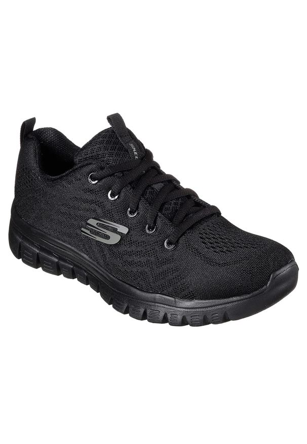 skechers - Buty SKECHERS GRACEFUL GET CONNECTED Czarny. Kolor: czarny. Materiał: materiał, syntetyk, tkanina. Model: Skechers Sport. Sport: turystyka piesza