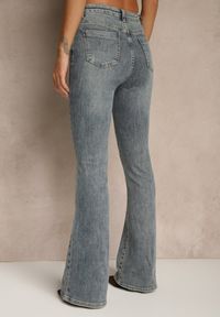 Renee - Niebieskie Jeansy o Fasonie Flare Regular Waist Setava. Okazja: na co dzień. Kolor: niebieski. Styl: casual #3