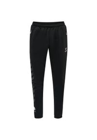Spodnie sportowe do joggingu Hummel Move Grid. Kolor: czarny. Materiał: dresówka. Styl: sportowy #1