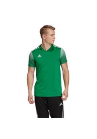 Adidas - Koszulka piłkarska męska adidas Regista 20 Jersey. Kolor: biały, zielony, wielokolorowy. Materiał: jersey. Sport: fitness, piłka nożna