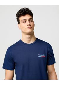 Wrangler - MESKA KOSZULKA WRANGLER SMALL AMERICANA TEE NAVY 112371410 #5