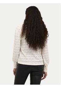 Kaffe Bluzka Tine 10509099 Écru Regular Fit. Kolor: kremowy. Materiał: syntetyk #5