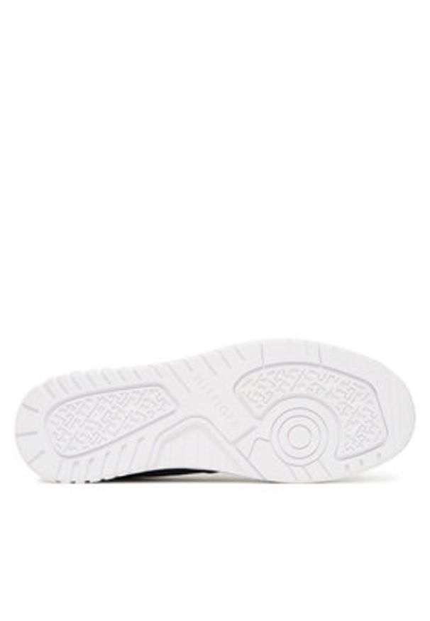 TOMMY HILFIGER - Tommy Hilfiger Sneakersy Th Basket Core Stripes FM0FM05631 Granatowy. Kolor: niebieski. Materiał: skóra